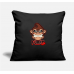 Funky Monkey Black Pillow